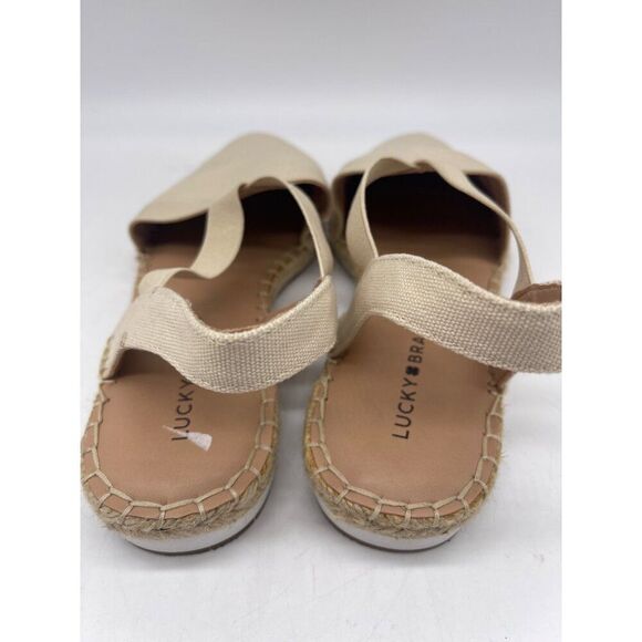 Lucky Brand Rifka Women Espadrille Slingback Sandals Size 9